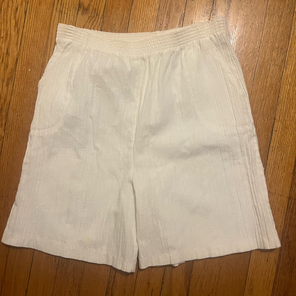 True vintage white shorts USA made